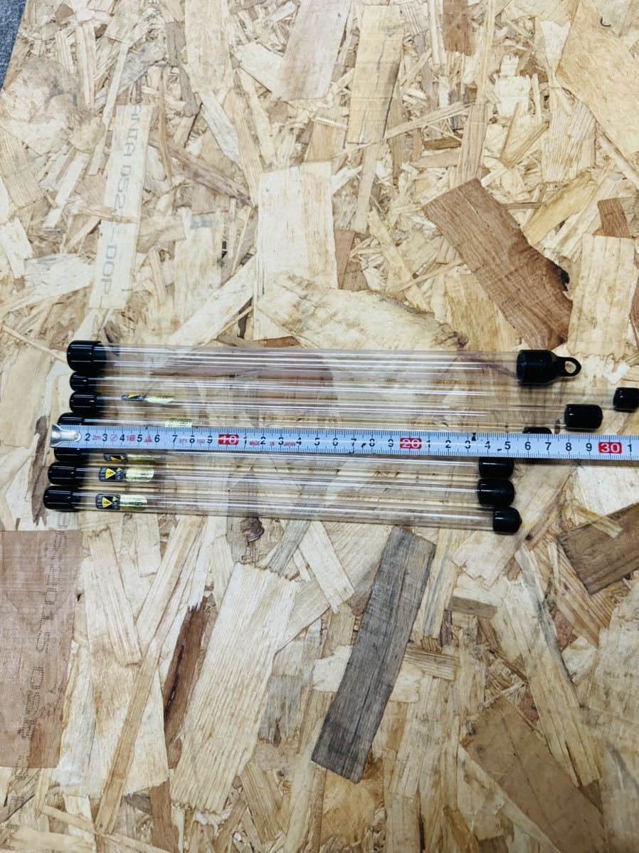 ワカサギ穂先 ケース 釣竿 筒 穂先ケース カバー 7本セット 竿 ワカサギ穂先 ケース 釣竿 筒 穂先ケース カバー 7本セット 竿