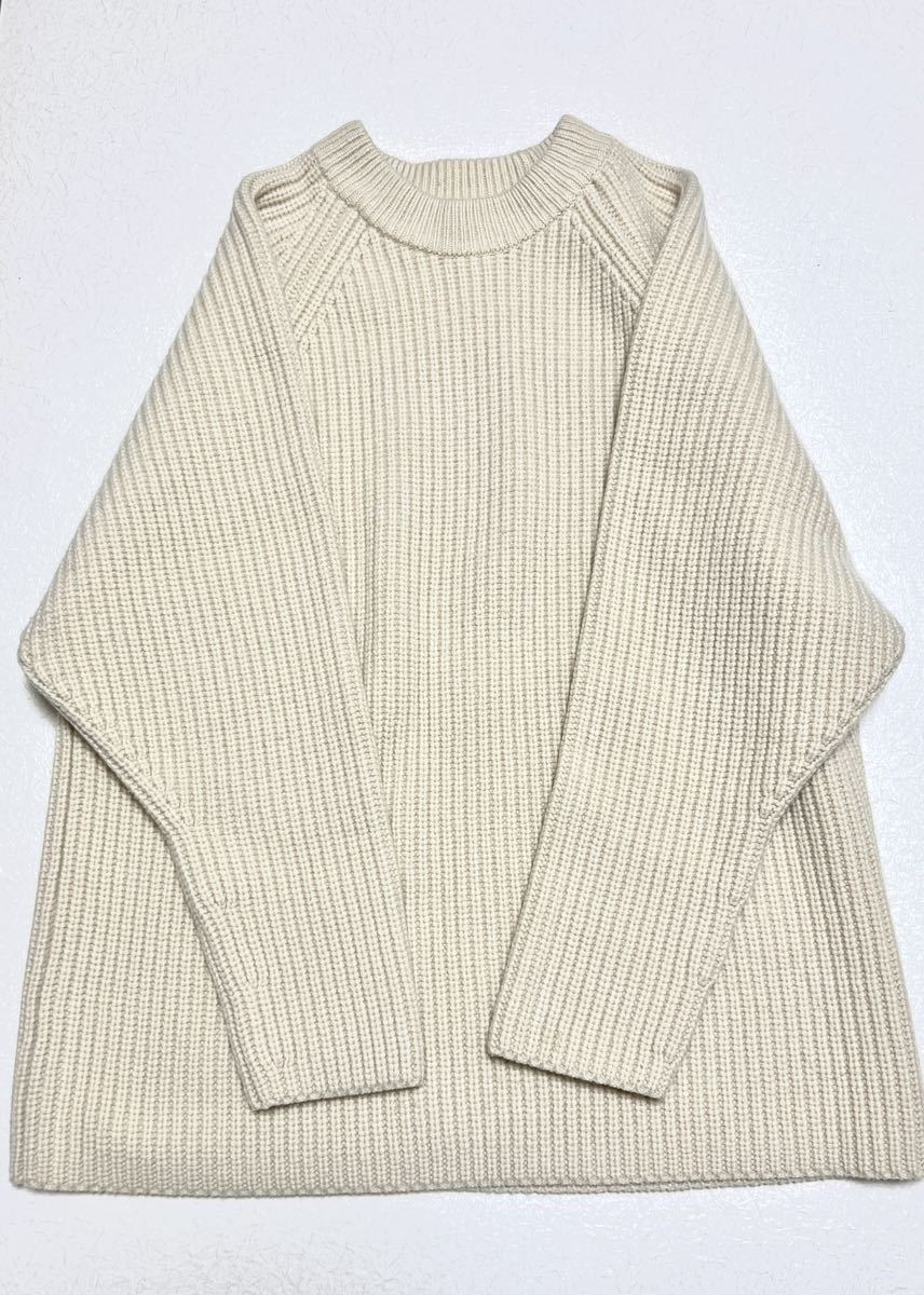 STUNNING LURE Basic knitted Stunning Lure oversize wool knitted white knitted 