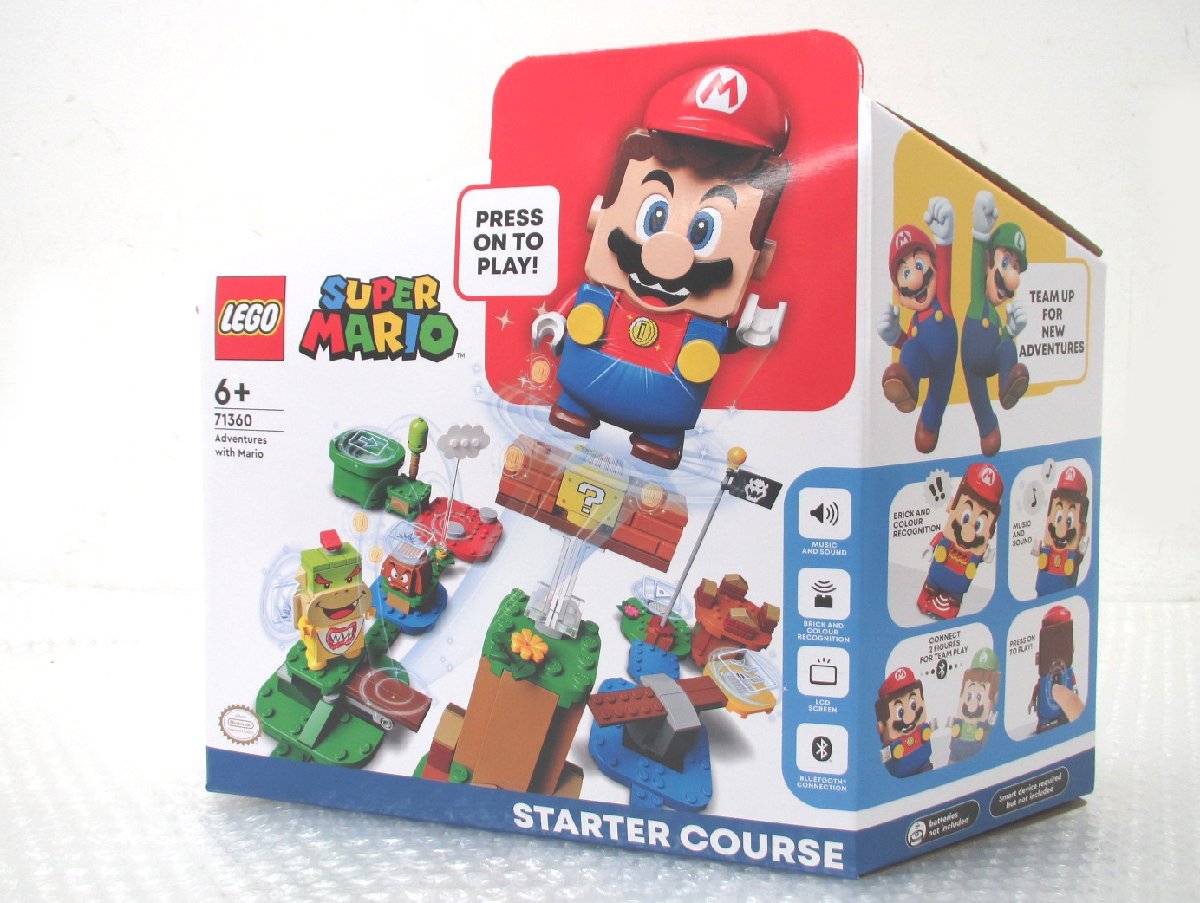 ■◆新品未開封 LEGO 71360 レゴ スーパーマリオ　レゴ マリオ と ぼうけんのはじまり ～ スターターセット SUPERMARIO 再_画像1