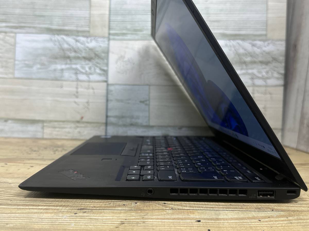 【良品♪】Lenovo ThinkPad X1 Carbon [8世代 Core i5(8250U) 1.6GHz/RAM:8GB/SSD:256GB/14インチ]Windowsd 11 動作品_画像3