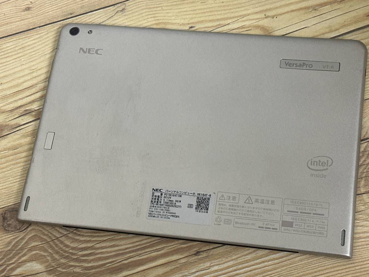 NEC VersaPro タブレットVK164T(VT-R)[Atom x7-Z8750 1.6GHz/RAM:4GB/SSD:64GB/10.1インチ]Windows 10 動作品 ※ジャンク扱い_画像2