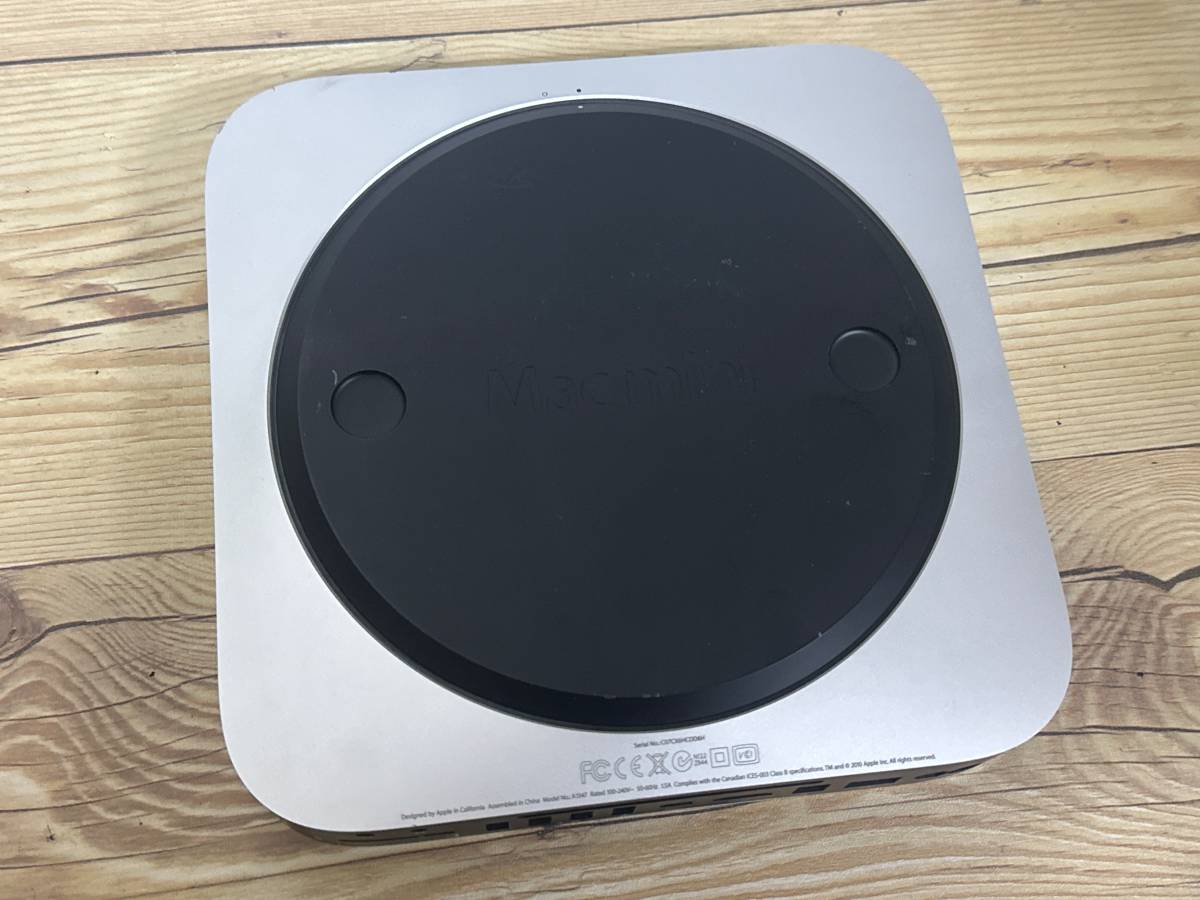 【動作OK♪】Mac mini 2010(A1347)[Core 2 Duo 2.4GHz/RAM:2GB/HDD:320GB]OS X El Capitan 動作品 _画像4