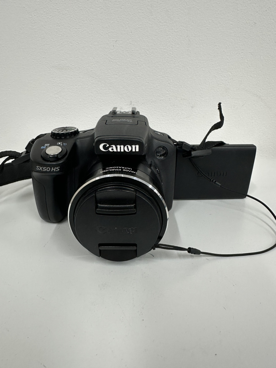100円～★Canon キャノン PowerShot SX50 HS コンパクトデジタルカメラ ブラック パワーショット_画像2
