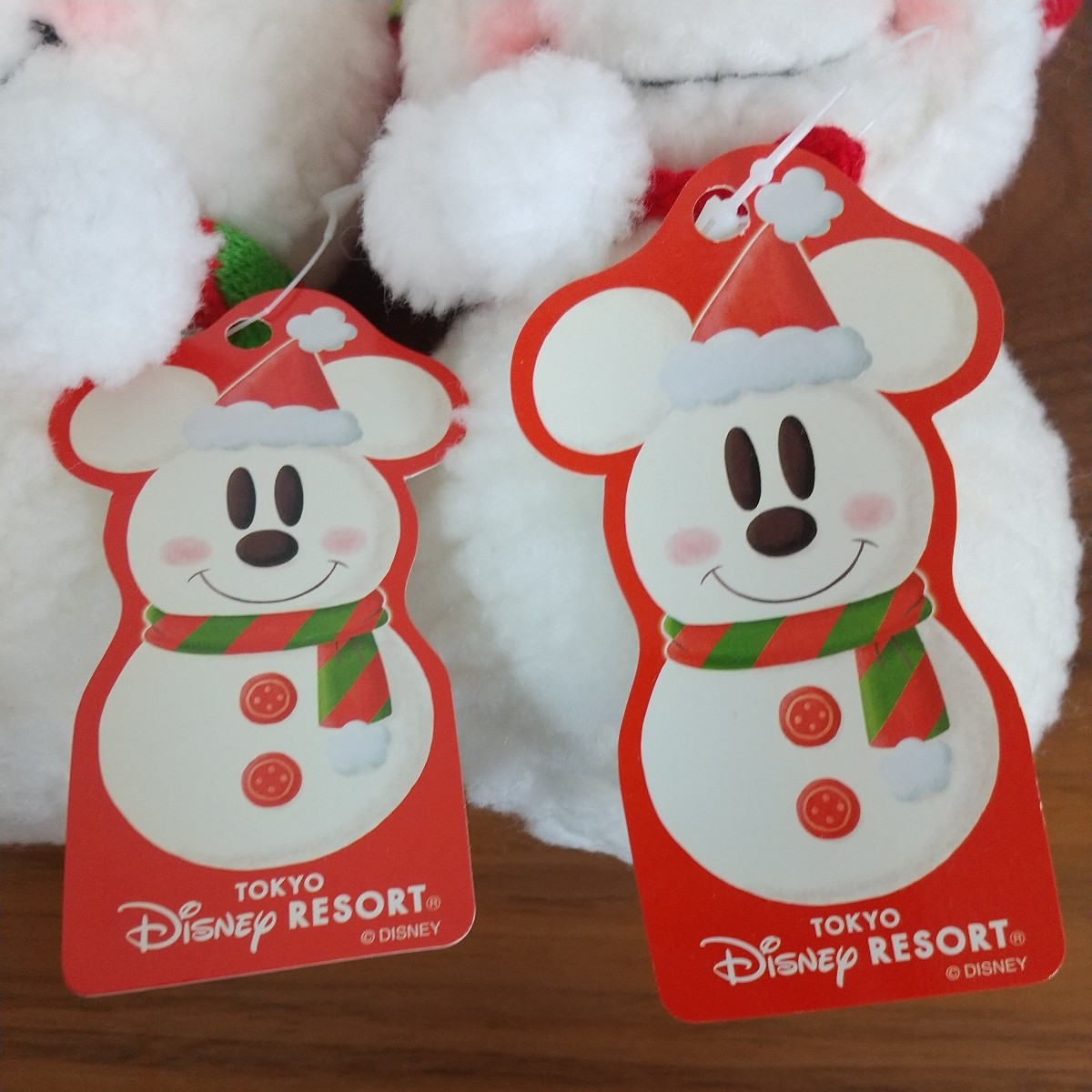 TOKYO Disney RESORT TDL　ミッキー　ミニー 雪だるま　ぬいぐるみ　タグ付き　ディズニーランド　ディズニーシー　クリスマス　ゆきだるま_画像7