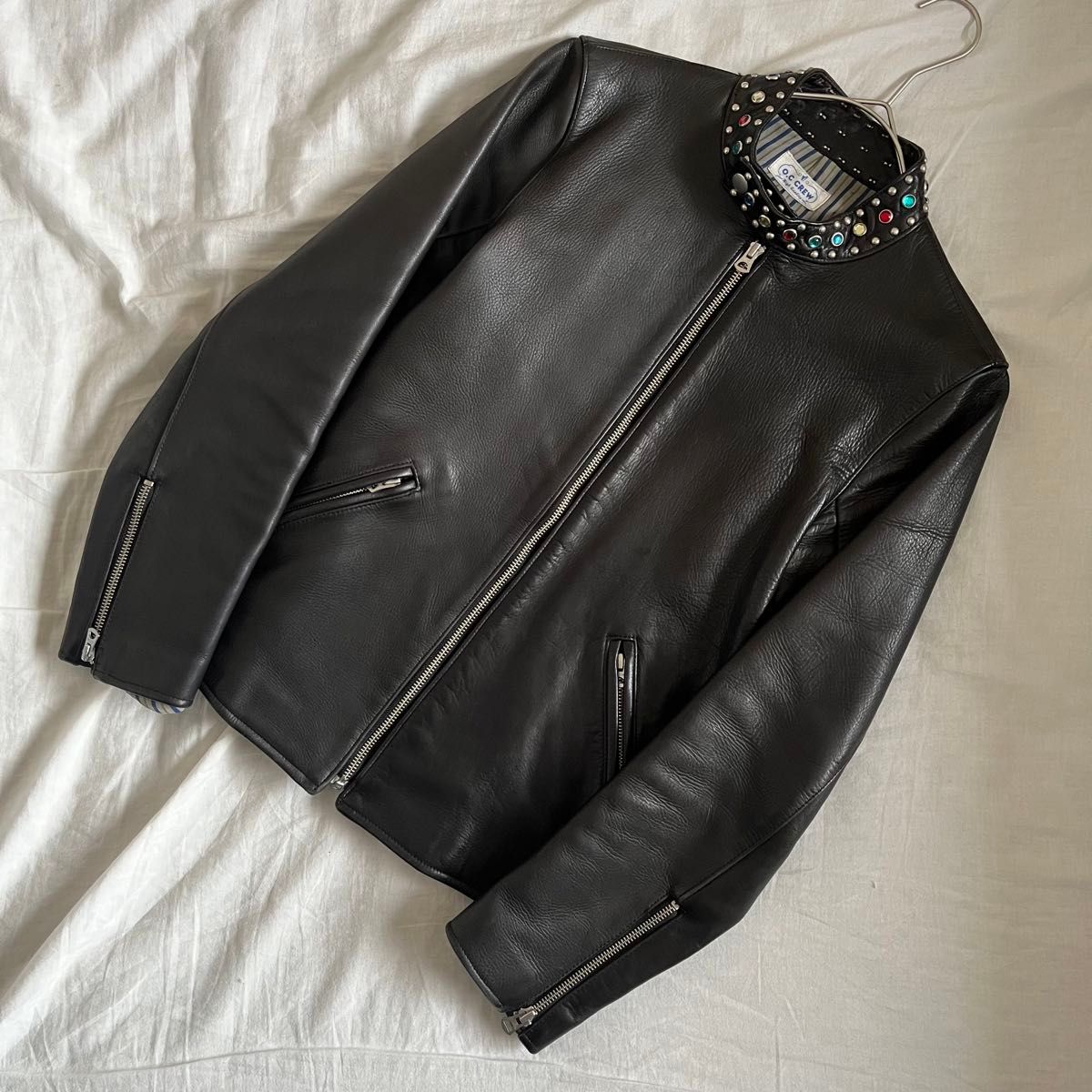 O C CREW STUDS SINGLE LEATHER JACKET レザージャケット O C CREW STUDS SINGLE LEATHER JACKET レザージャケット