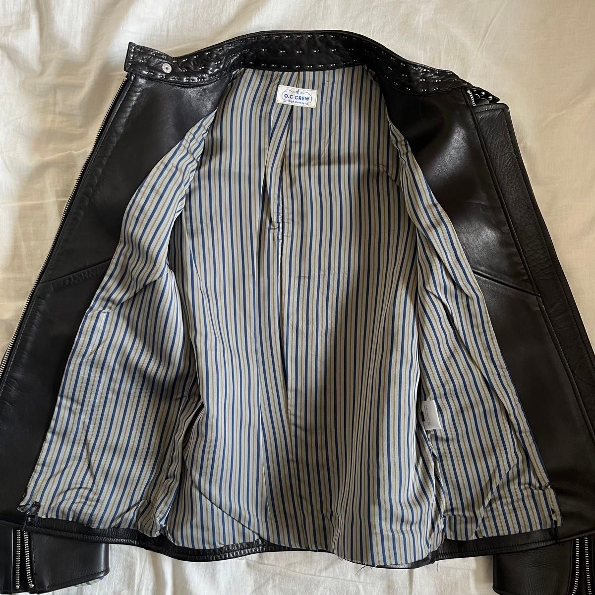O C CREW STUDS SINGLE LEATHER JACKET レザージャケット O C CREW STUDS SINGLE LEATHER JACKET レザージャケット