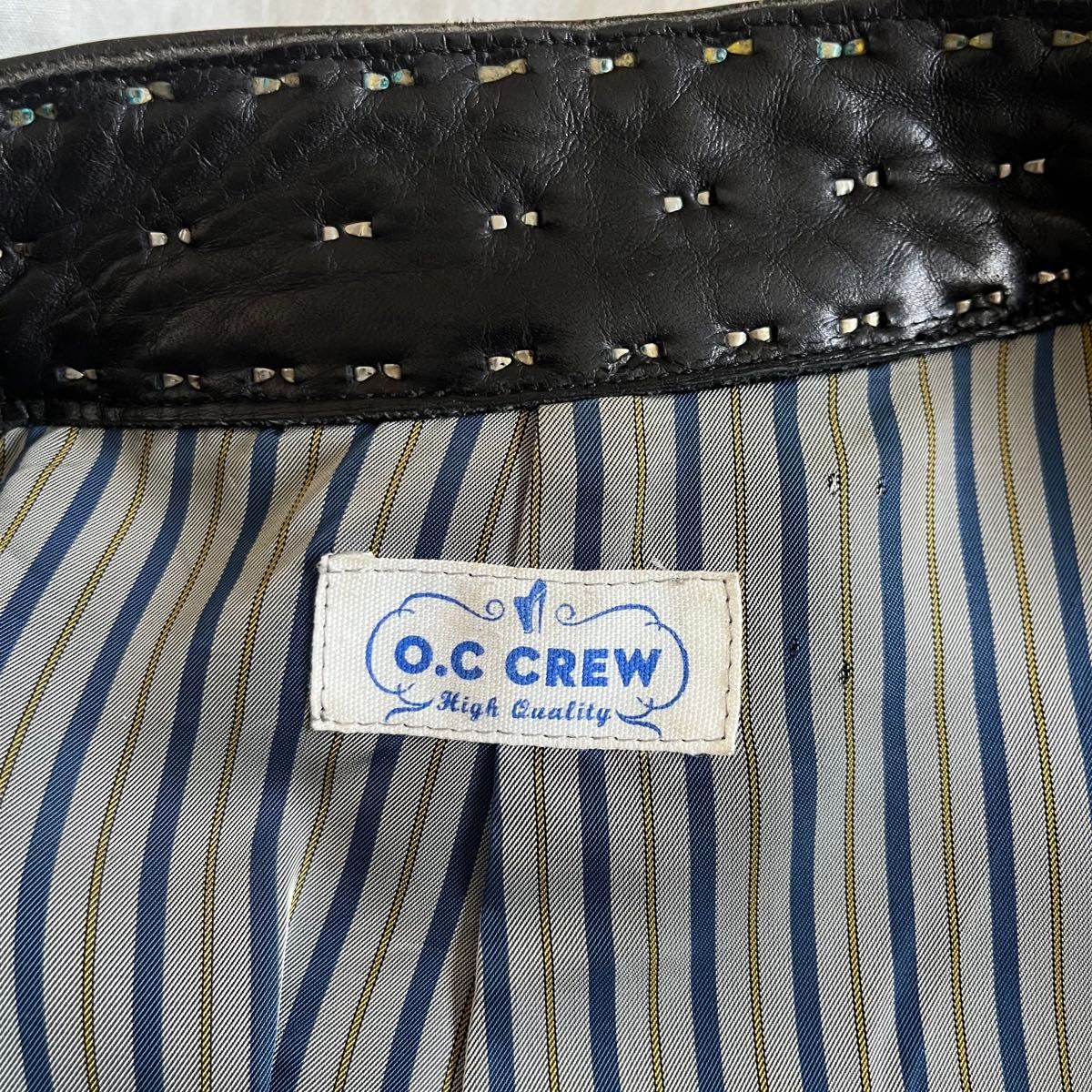 O C CREW STUDS SINGLE LEATHER JACKET レザージャケット O C CREW STUDS SINGLE LEATHER JACKET レザージャケット