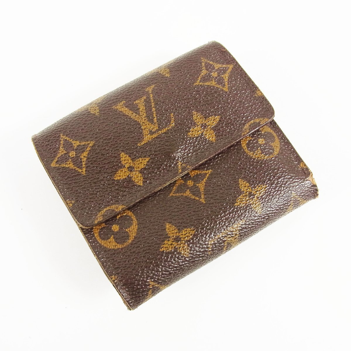 ルイヴィトン モノグラム ポルトモネビエ カルトクレディ M61652 SP1929 二つ折り財布 Wホック LOUIS VUITTON 中古品 ♪_画像2