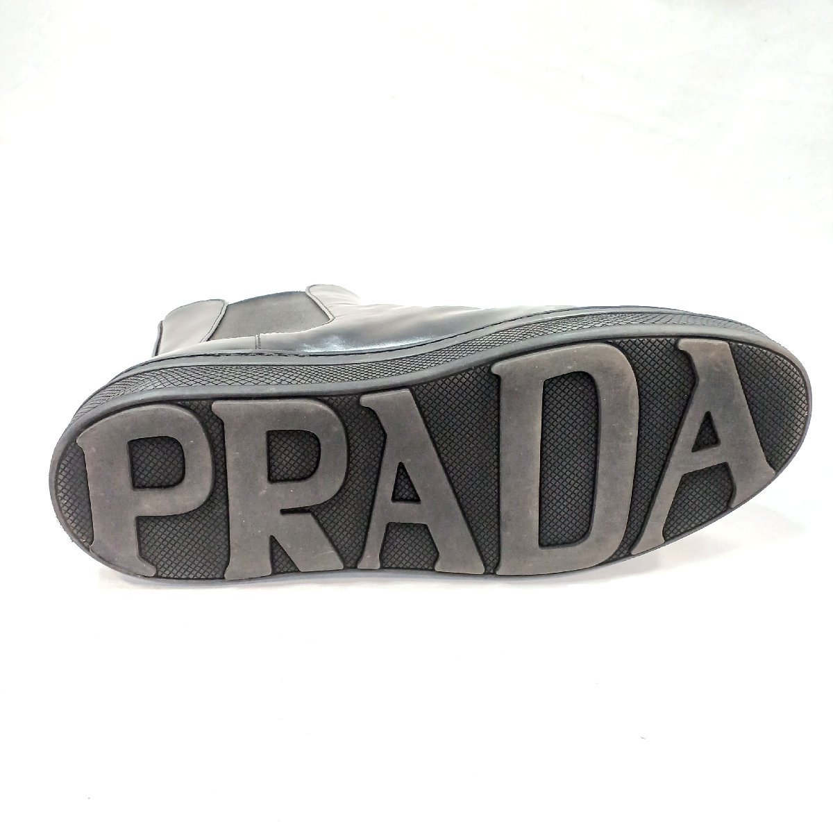 プラダ スポーツ レザー サイドゴア ブーツ 1T7761 サイズ37 ブラック レディース 靴 シューズ 中古 PRADA SPORT ★_画像9