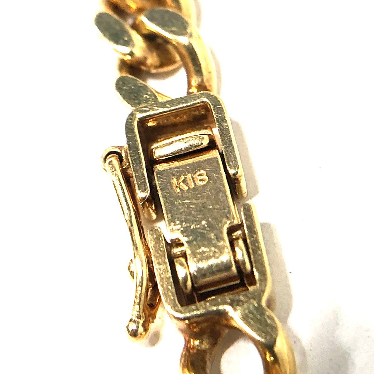 K18 喜平 ネックレス 約50.1ｇ 全長約51ｃｍ 幅 約4.9mm YG ＋_画像5