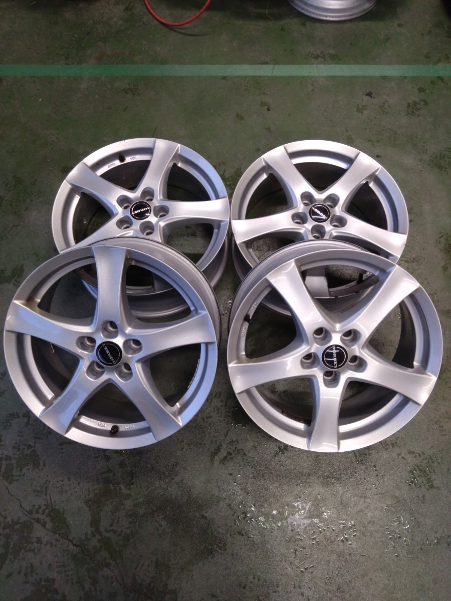 BORBET　タイプF　17×7J　５穴　インセット+50　PCD108　ボルボV70　XC70　XC60　ジャガーXF　プジョー5008　3008　など_画像1