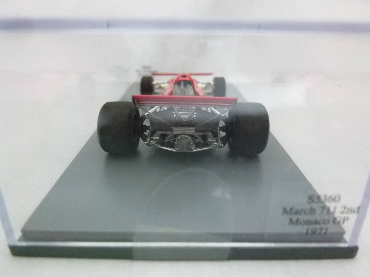 Spark スパーク 1:43 F1 March マーチ 711 #17 Ronnie Peterson ピーターソン 2nd monaco モナコ GP 1971 S5360_画像6