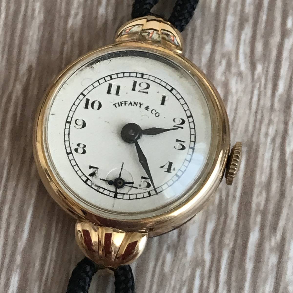 稀少 30s Tiffany & co. ティファニー アンティーク 手巻き 腕時計 18金 1900 ~ 1930年製 ヴィンテージ 博物館級_画像2
