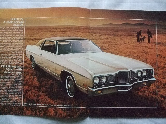 1972年 FORD フォード LTD ギャラクシー カスタム 本国版カタログ_画像2