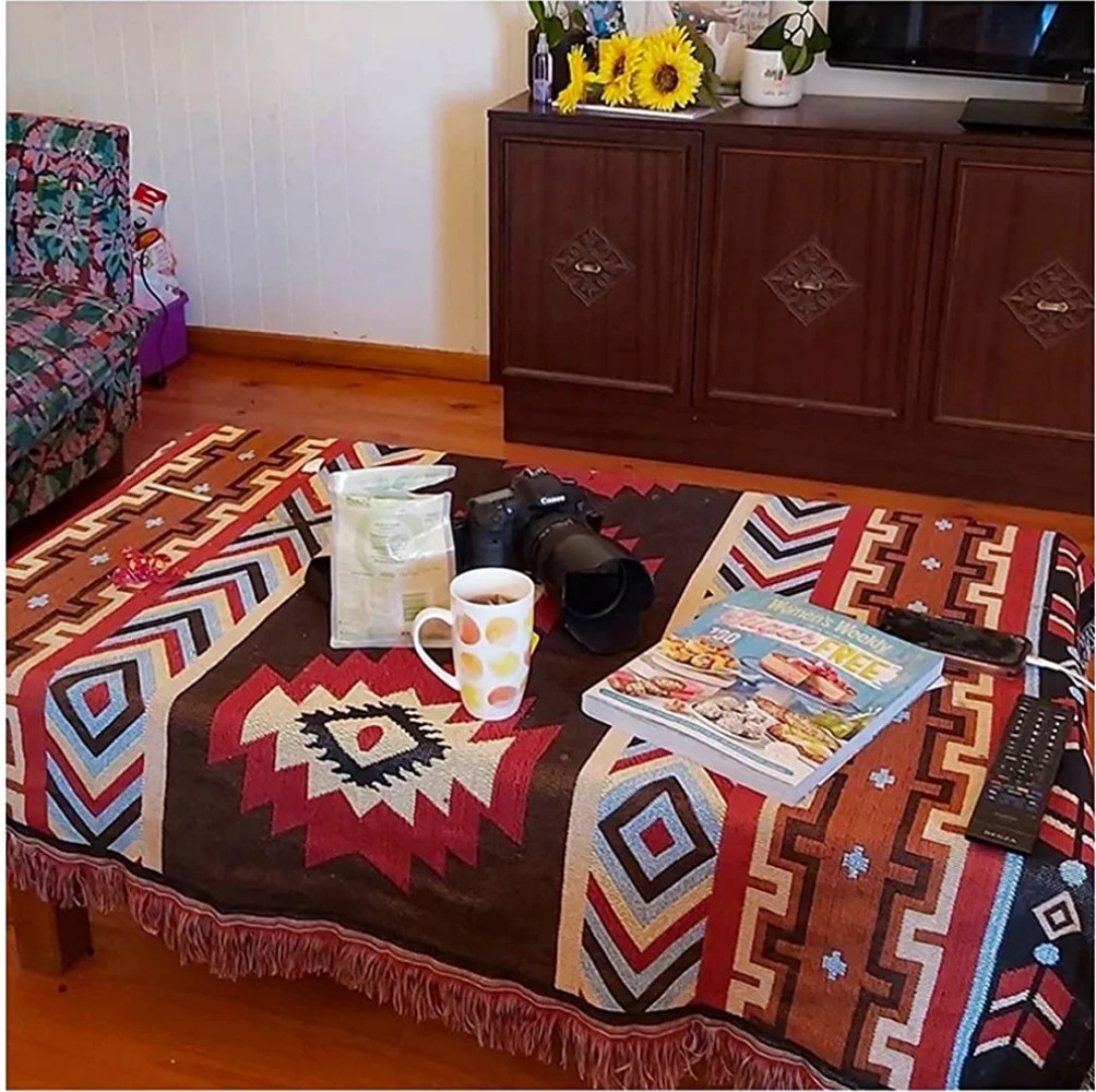  multi cover tablecloth sofa ka burglar n pin g rug camp blanket kotatsu futon reversible Northern Europe 1