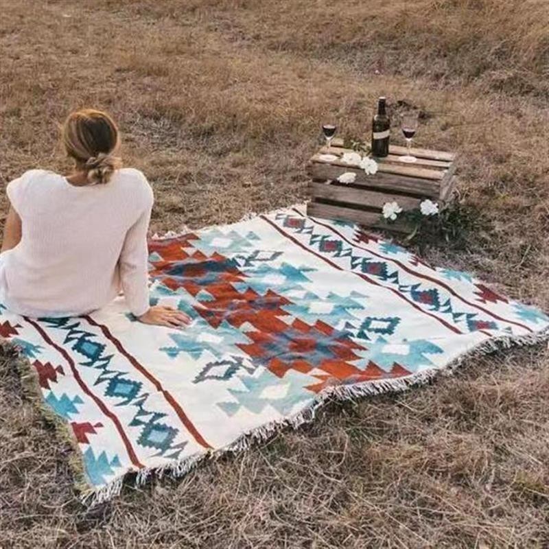  sofa cover multi cover Northern Europe manner blanket rug to rival pattern drill m camp outdoor gran pin g picnic mat 