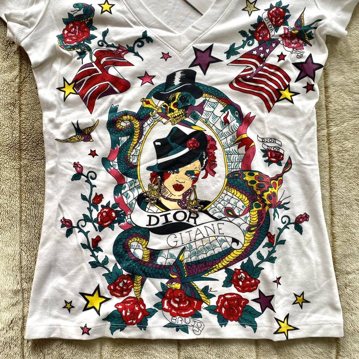 Christian Dior クリスチャンディオール　ロゴ　Tシャツ　半袖 ガリアーノ期_画像2