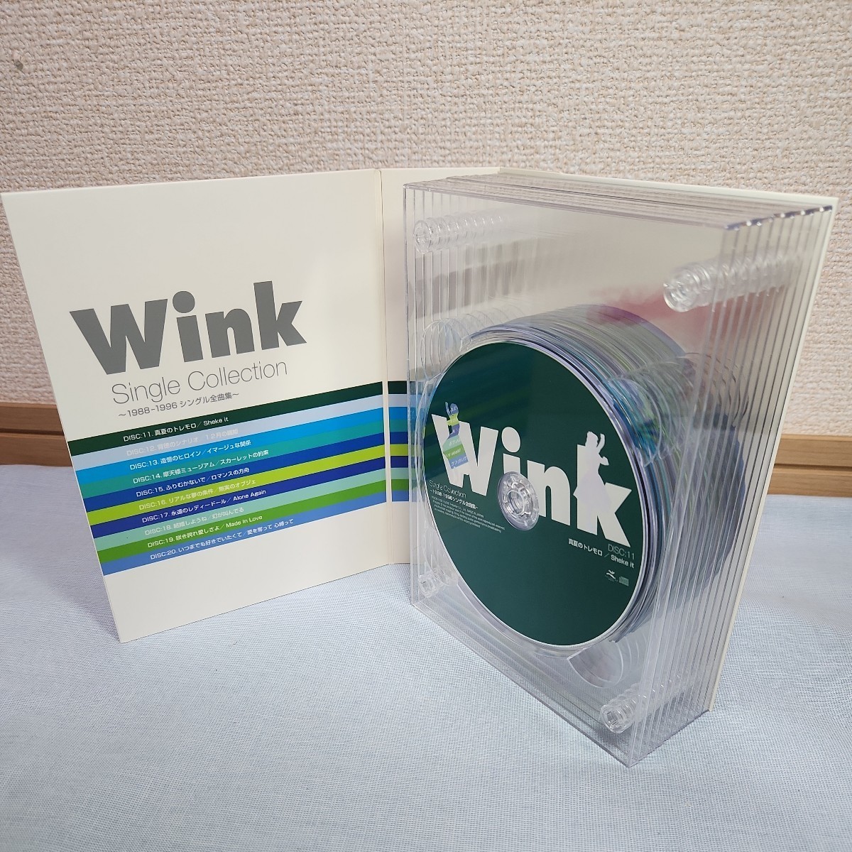 光1) Wink CD Single Collection シングル コレクション 1988-1996 シングル全曲集 box ボックス ウィンク _画像6