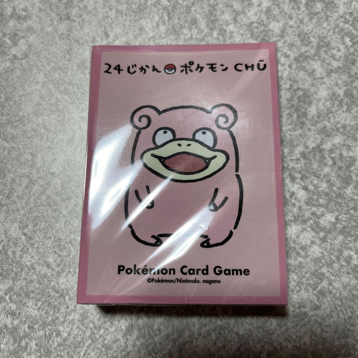 ポケモンカード　24じかんポケモンCHU ヤドン　デッキシールド　スリーブ　開封済