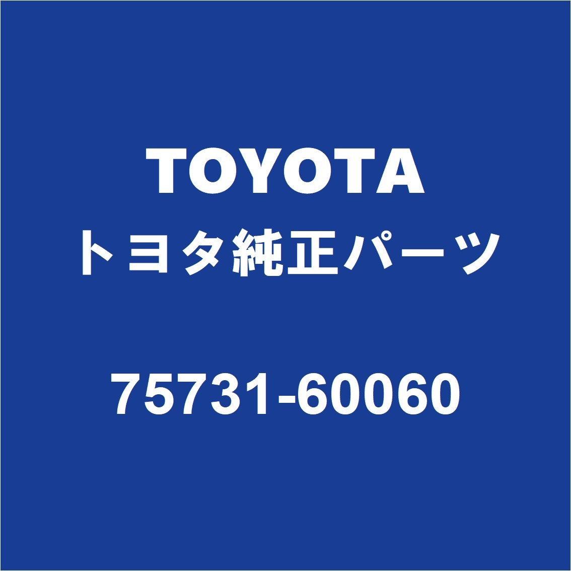 TOYOTAトヨタ純正 ランドクルーザー80 フロントドアプロテクタモールRH 75731-60060_画像1