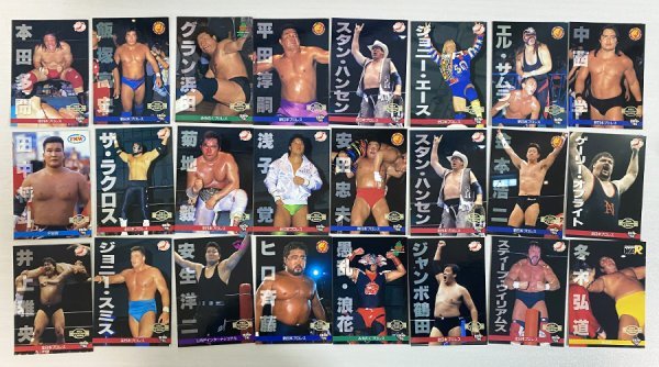 No.121 BBM'96 プロレスカード 冬木弘道 スタン・ハンセン 金子浩二 中西学 ジョニー・エース エル・サムライ グレート・ムタ 佐々木健介他_画像2