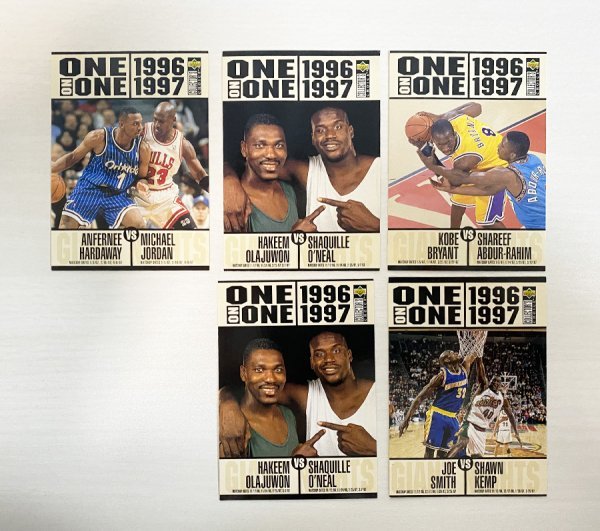 No.105 NBAカード UPPER DECK ONE ON ONE 1996 1997 Michael Jordan マイケル・ジョーダンKobe Bryant コービー・ブライアント 他_画像1