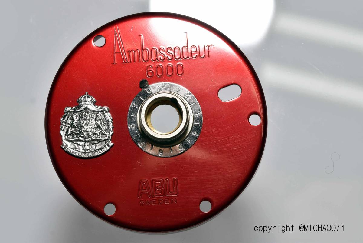 VINTAGE ABU ambassadeur 6000 CLICK Y1223-314 未使用中古　bait casting REEL #artlurevintage_画像2