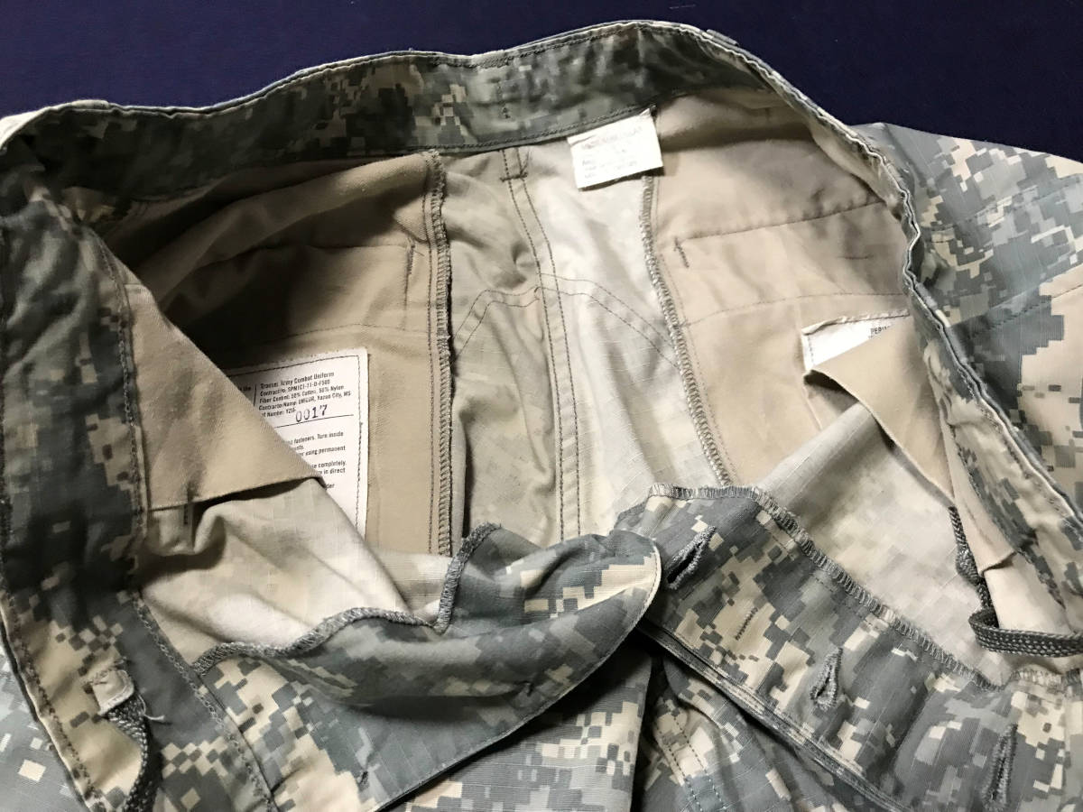 米軍実物 11年製 sizeM-R Trouser ACU デジタルカモ 迷彩 8ポケカーゴパンツ ★ 良好美品 / ビンテージ ミリタリー ARMY NAVY USAF_画像3