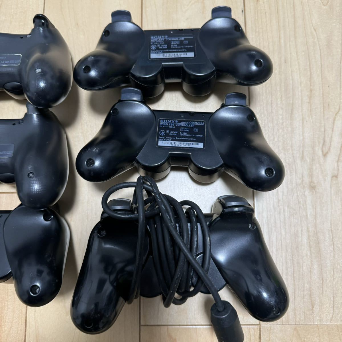 SONY PlayStation ワイヤレスコントローラー コントローラー デュアルショック DUALSHOCK ps4 ps3 ps2 ジャンク 9点 まとめ セット_画像7