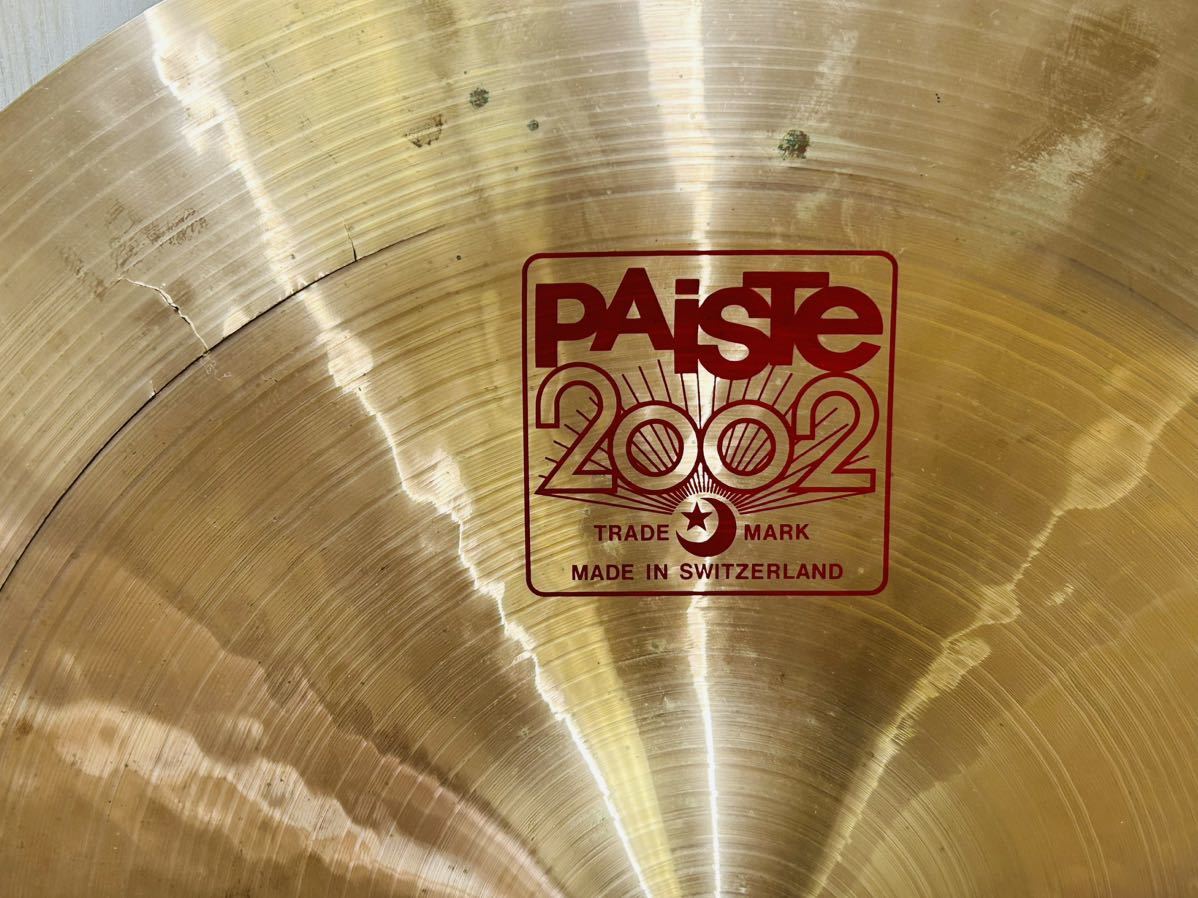 ☆ PAISTE 2002 パイステ 打楽器 シンバル NOVO CHINA 20 SA-1201h120 ☆_画像4