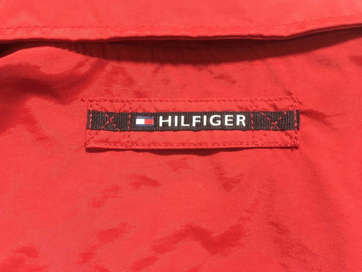 【アウター】TOMMY HILFIGER 赤 レッド コート マウンテンパーカー L トミーヒルフィガー_画像3