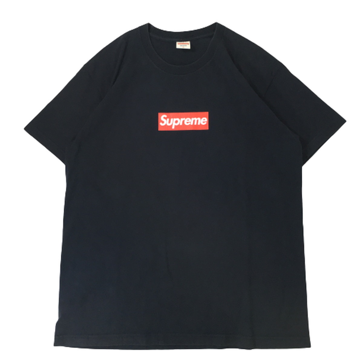 Supreme シュプリーム 20th Anniversary Box Logo Tee 20周年 記念 ボックスロゴ Tシャツ 14SS 紺 NAVY XL_画像1
