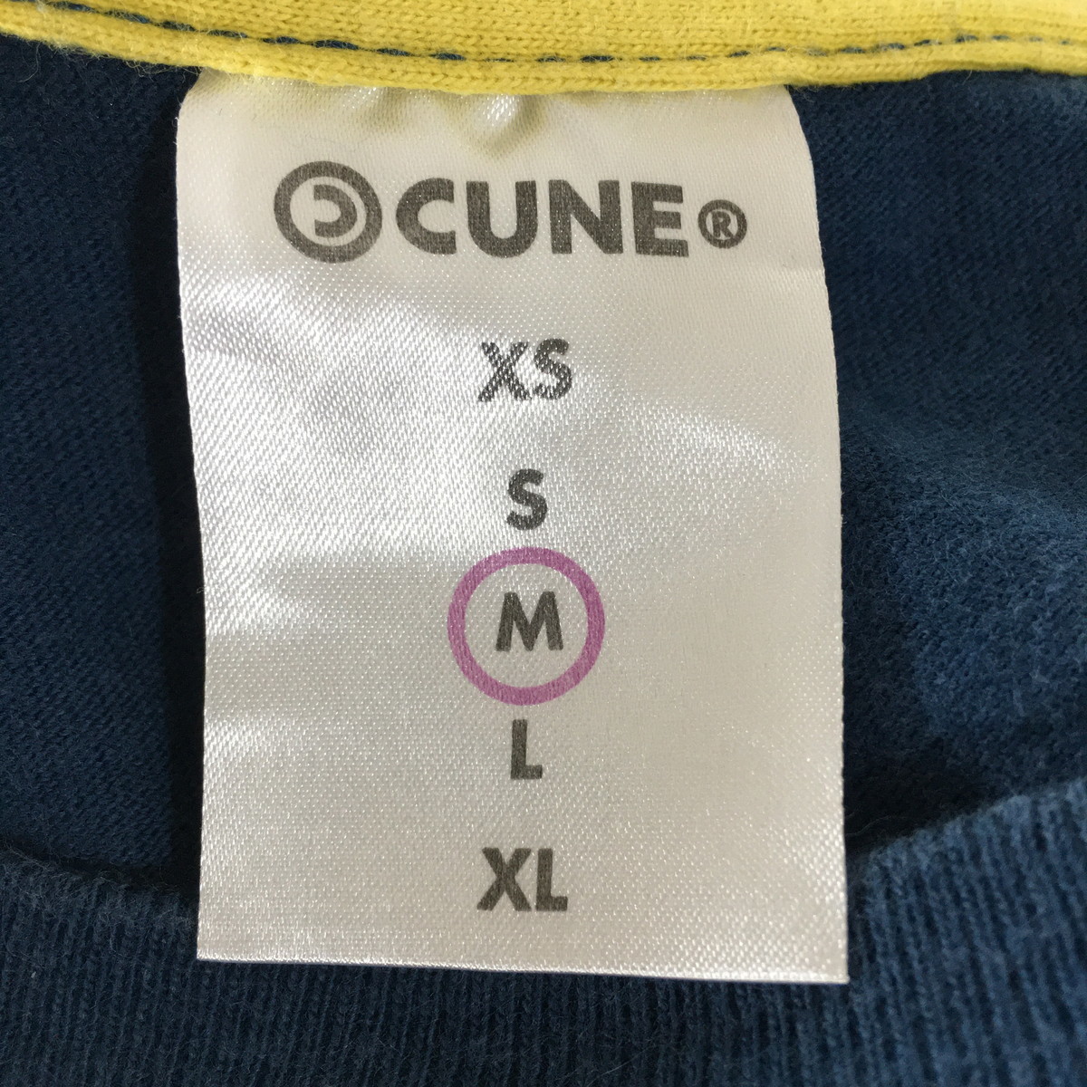 CUNE キューン 半袖 Tシャツ 青 M_画像3