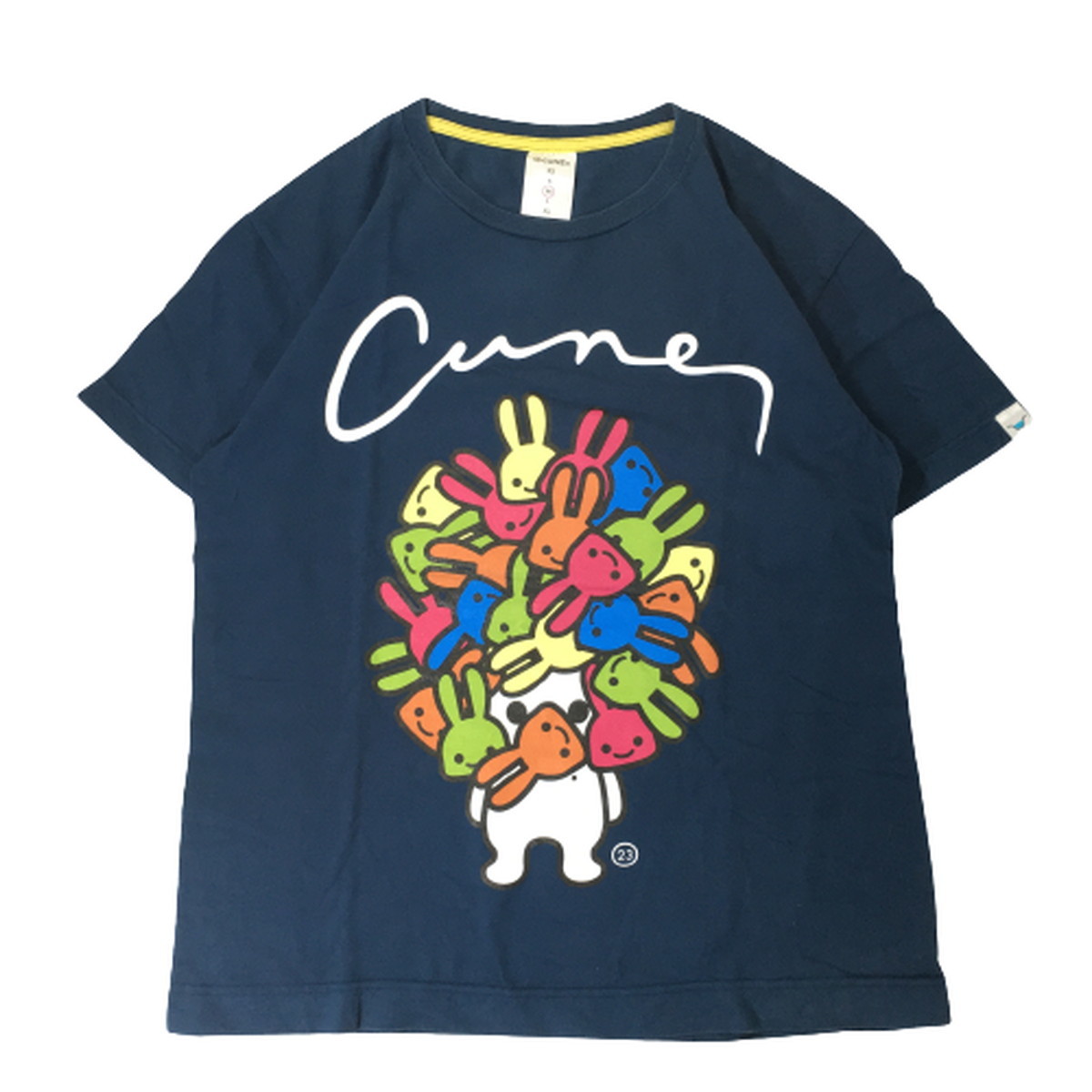 CUNE キューン 半袖 Tシャツ 青 M_画像1