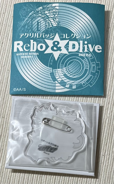 Rebo＆Dlive アクリルバッジコレクション 家庭教師ヒットマンREBORN! リボーン ＆ 沢田綱吉 アクリルバッジ_画像2