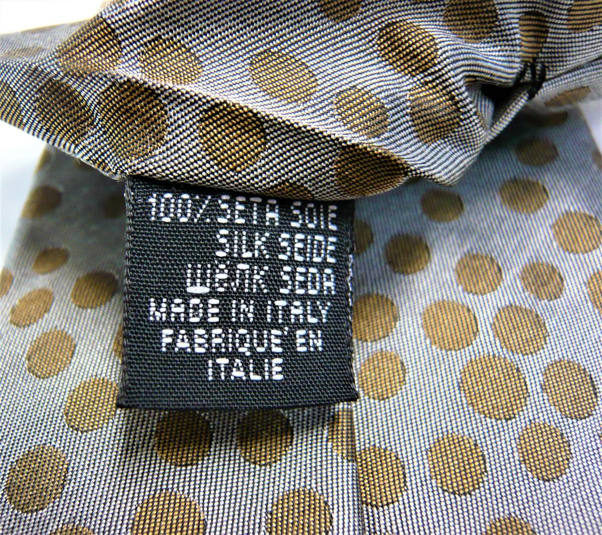  Vivienne галстук 8.5cm 24 новый товар с биркой специальный с футляром в подарок .VIVIENNE WESTWOOD серый * бежевый 