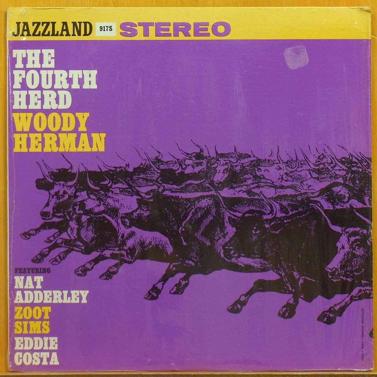 ●レア!シュリンク美品!ダブル洗浄済!Zoot Sims(ズート シムズ)/Eddie Costa★Woody Herman『The Fourth Herd』USオリジLP #61268_画像1