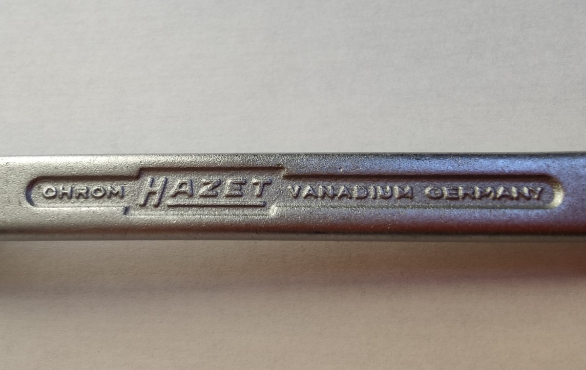 美品 製造終了品 1993年購入 ハゼット HAZET 612N-10×11 6ポイント フレアナットレンチ ブレーキ パイプ ブリーダー 等にどうぞ。_画像6