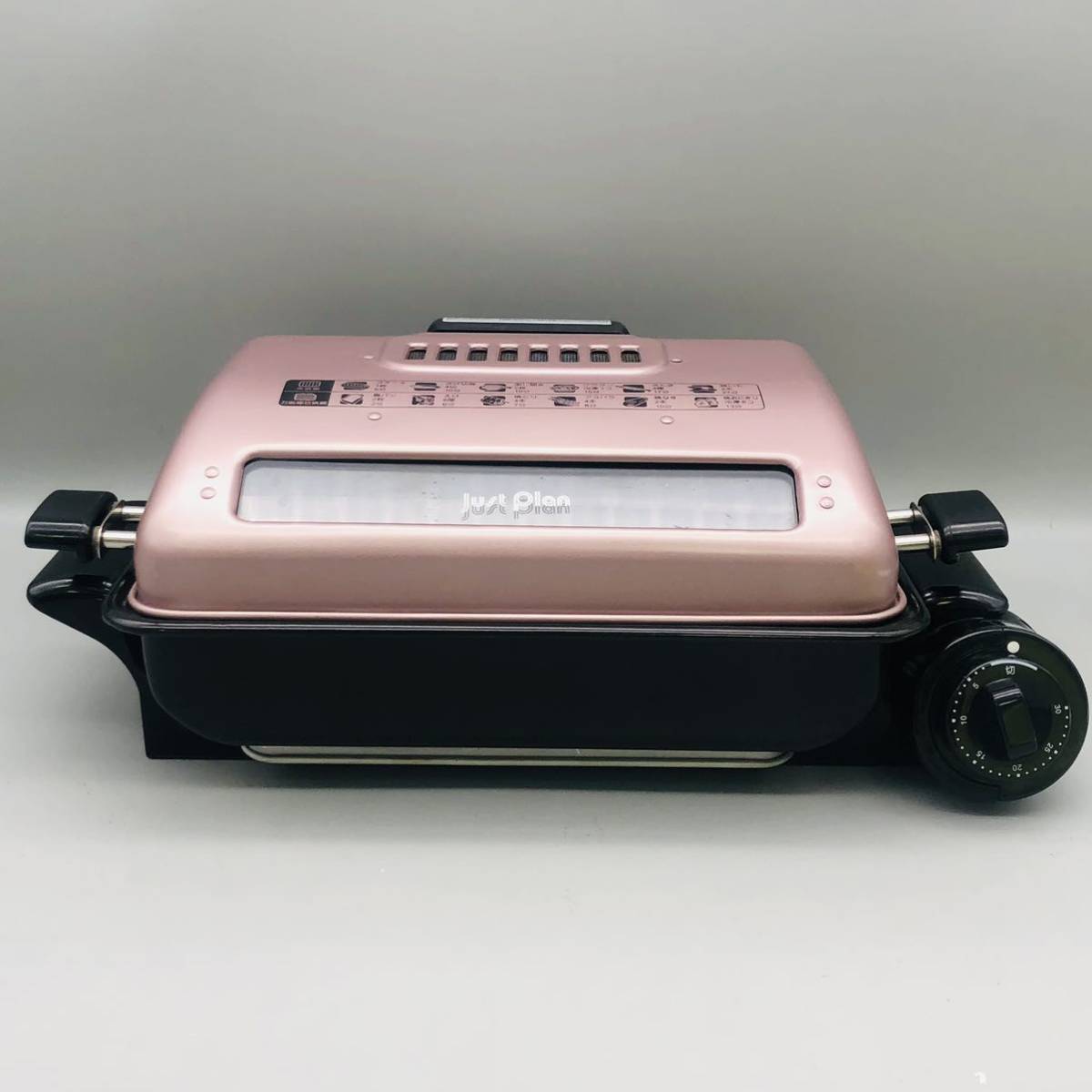 IZUMI 泉精器製作所 万能 ロースター 魚焼き器 卓上グリル IR-995 ピンク オーブン フィッシュロースター 調理器具 箱付き 動作確認済み_画像2