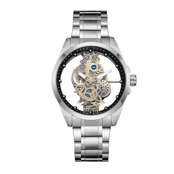 腕時計 メンズ クォーツ メンズ腕時計 水に強い 腕時計 防水 ホロウアウト ルミナス クオーツ 百合 レトロ風_画像2