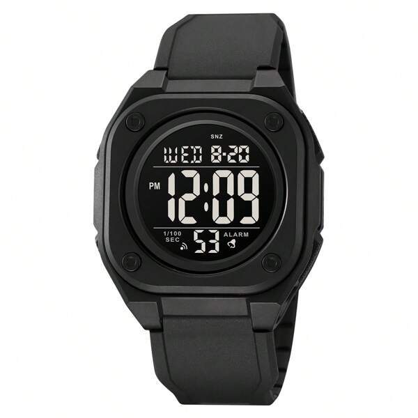 腕時計 メンズ デジタル アウトドアスポーツ用 メンズマルチ機能防水時計 デジタル表示 アラーム ストップウォッチ 腕時計_画像4