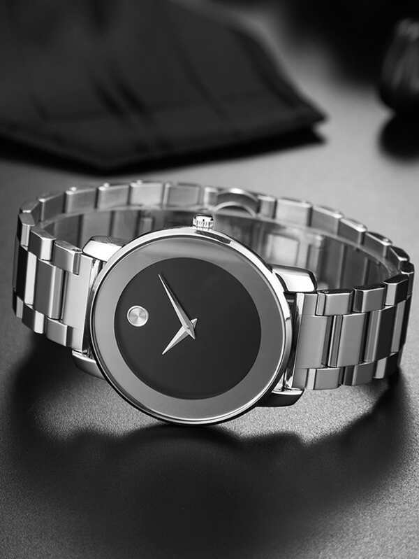 腕時計 メンズ クォーツ 2023 新着 ラグジュアリー メンズ スチール クォーツウォッチ ファッション プラチナ ビジネス 3_画像1
