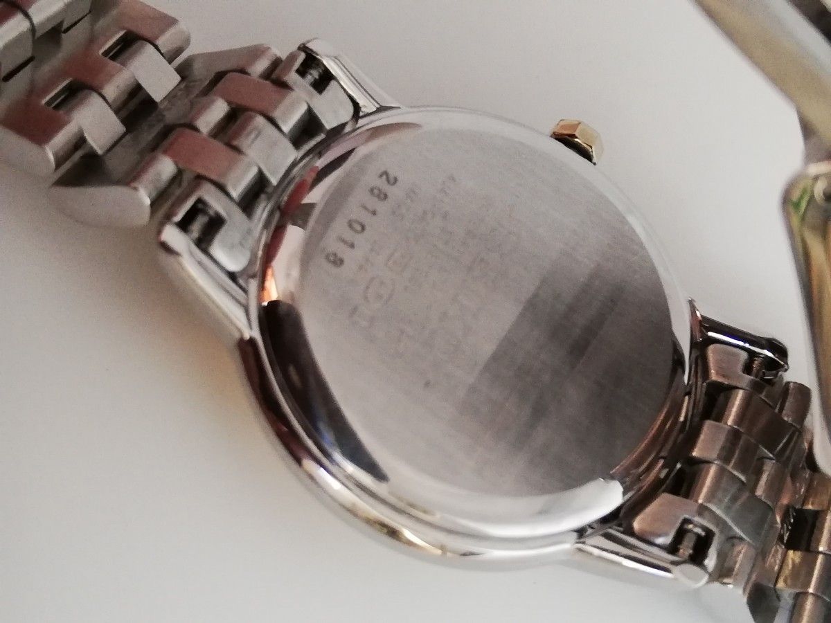 電池新品 美品 年差10秒】SEIKO セイコー エクセリーヌ 白蝶貝 電池新品 美品 年差10秒】SEIKO セイコー エクセリーヌ 白蝶貝