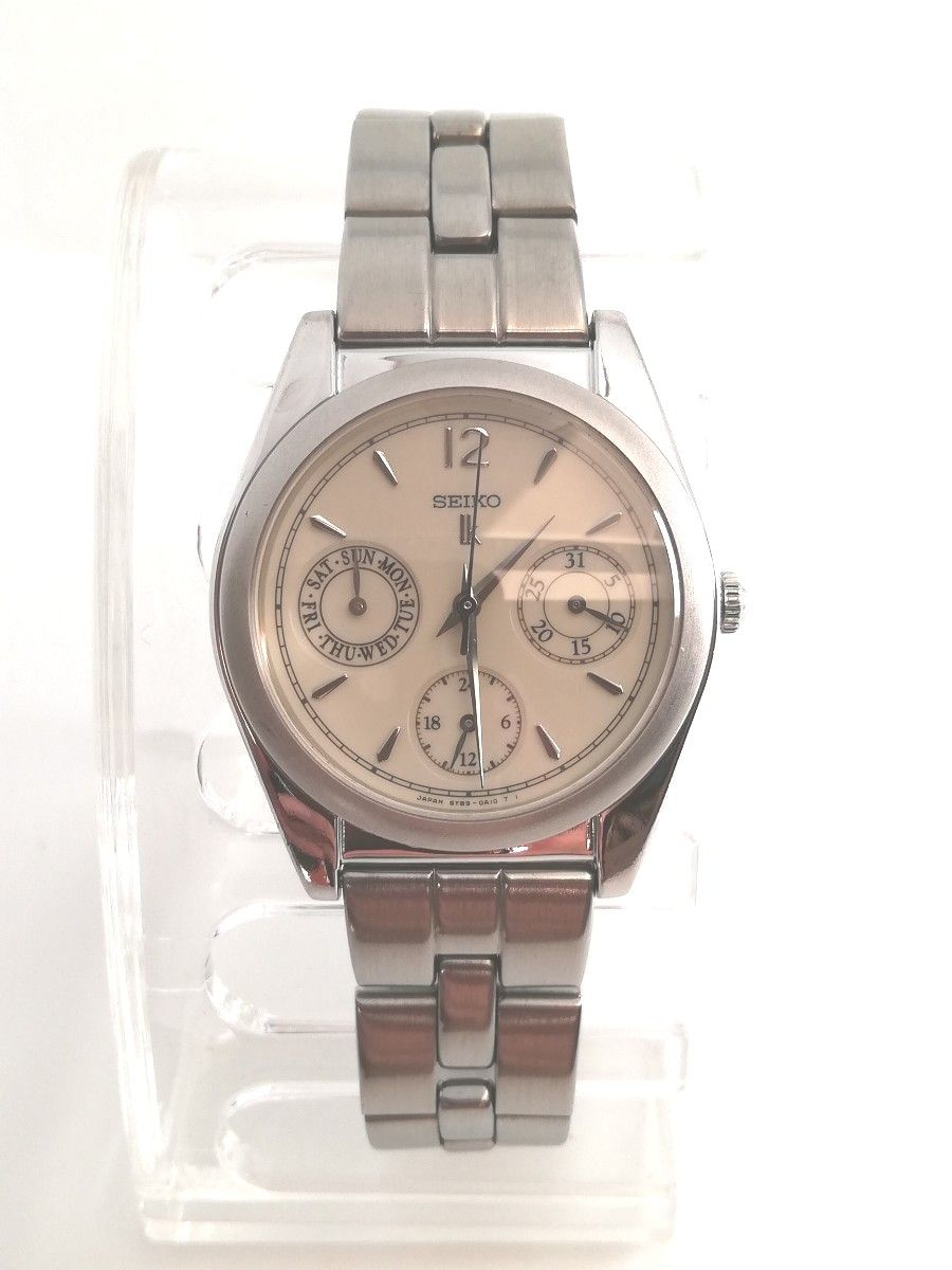 電池交換済 美品】SEIKO LUKIA(セイコールキア) トリプル 電池交換済 美品】SEIKO LUKIA(セイコールキア) トリプル
