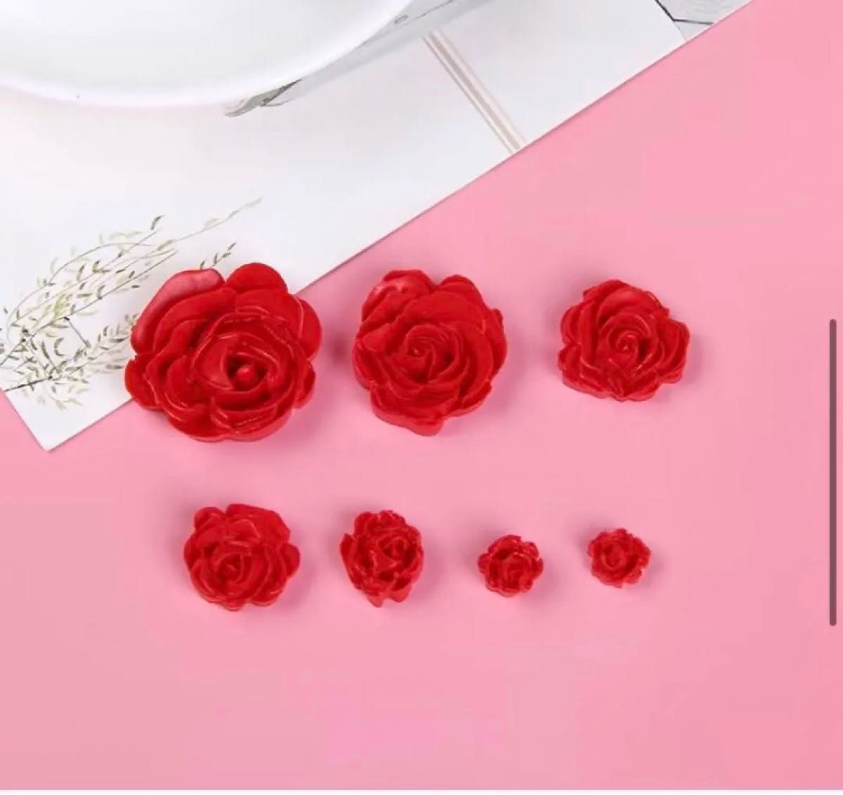 シリコンモールド　7種薔薇　　レジン　デコパーツ　装飾　手作り　バラ　ローズ
