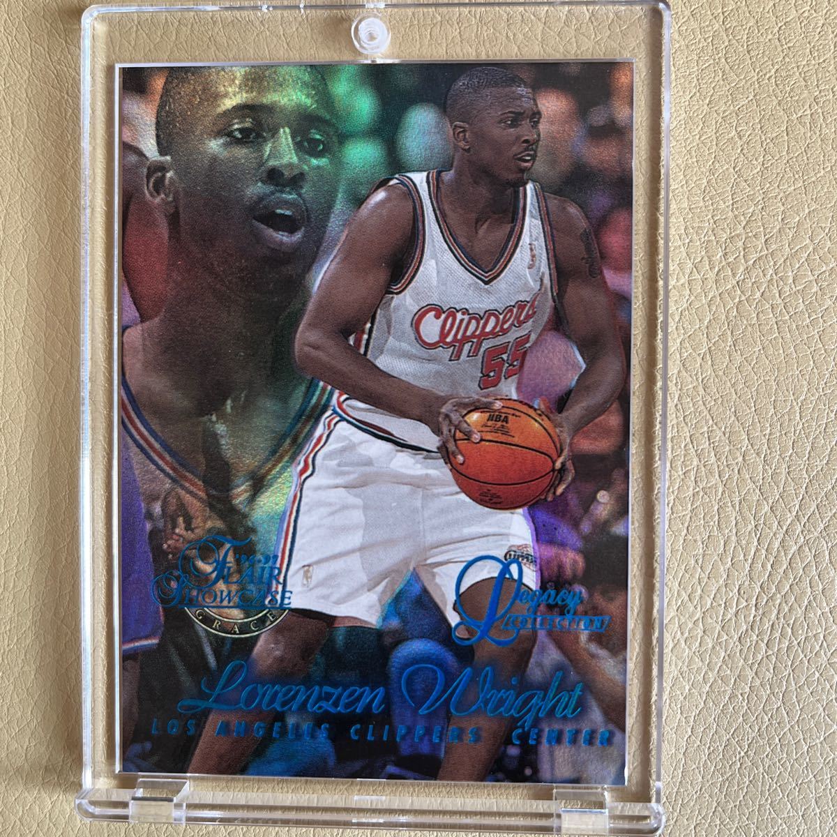 レア 150枚限定 1996-97Fleer Showcase Row1 Legacy Collection Lorenzen wright /ロレンゼン ライト NBA ロサンゼルス クリッパーズ _画像1