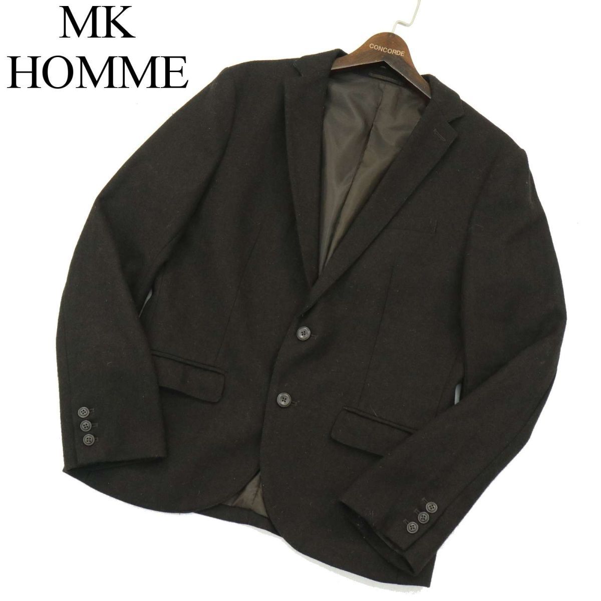 MK HOMME Michel Klein Homme autumn winter total reverse side wool * Anne navy blue tailored jacket Sz.50 men's A3T15033_C#N