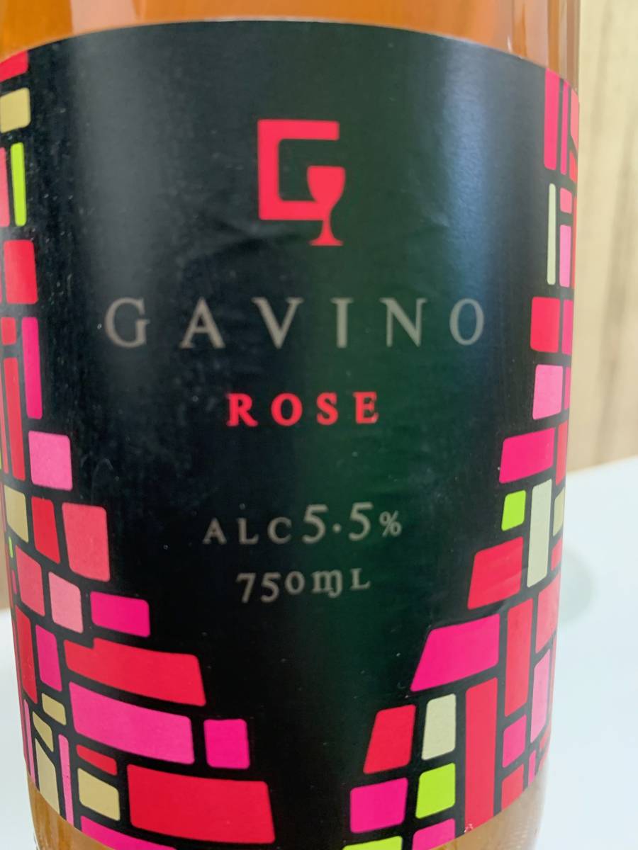 【1円スタート】 GAVINO ROSE ガヴィーノ ロゼ フランス産 ロゼワイン リキュール アルコール 5.5％ 750ml 2本セット B2902_画像4