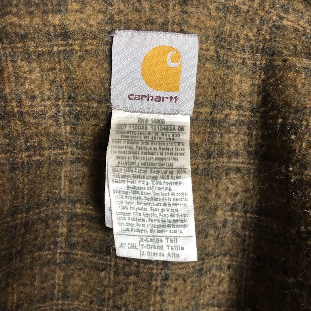 【J97 CML】Carhartt デトロイトジャケット ダックジャケット ロゴ