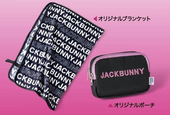 新品 非売品 パーリーゲイツ ジャックバニー オリジナルブランケット PEARLY GATES JACK BUNNY 数量限定_画像4